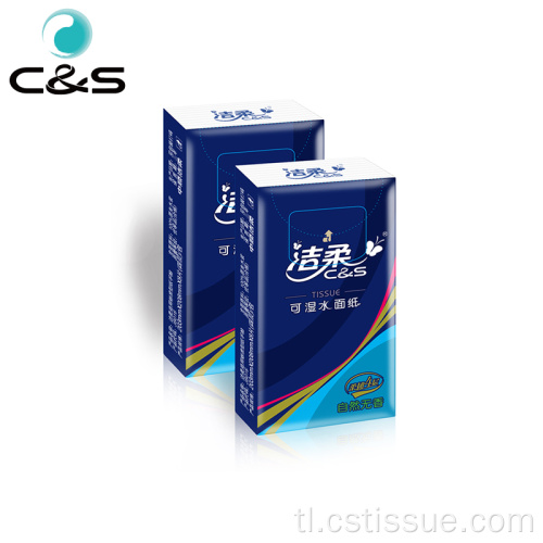 Hygienic embossed 4 ply soft facial tissue